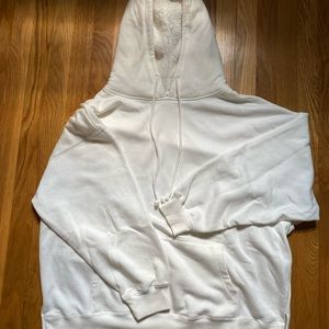 Women’s White Oversized Comfy Hoodie